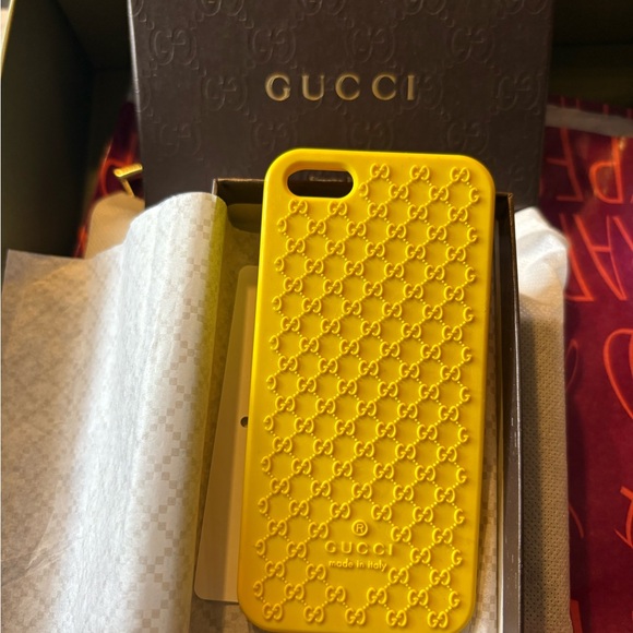 💛 GUCCI Rubber GG iPhone 5G Phone Case 💛 NO RETURNS ENSURE FIT !! Thx ☺️ - Picture 7 of 8